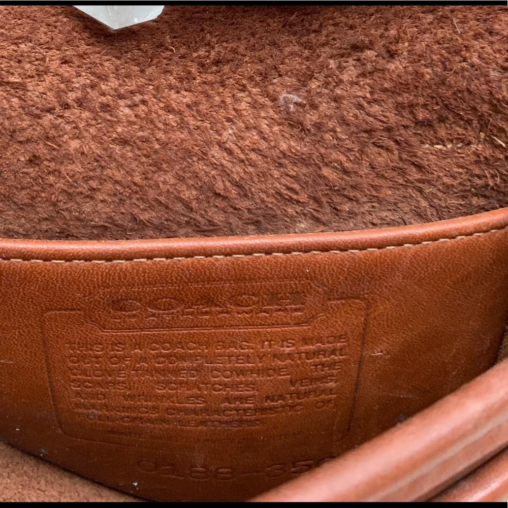 Cognac Vintage Coach Mini Purse/Belt Bag - Picture 8 of 8